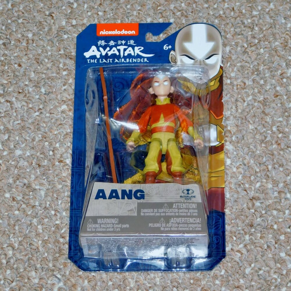 2021 McFarlane Avatar The Last Airbender 5" Aang Figure MIB Brand New Wave 2